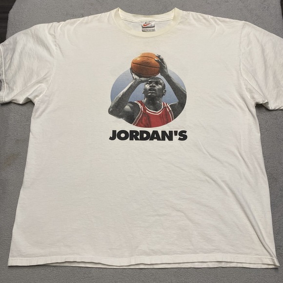 Vintage‎ Nike Jordan's Back T Shirt Mens XL 90s USA 45 Micheal Jordan Bulls Read